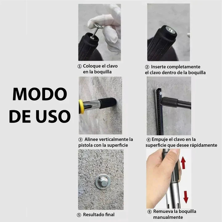 PISTOLA DE CLAVOS ¡Poder en tus manos! 💥💥💥